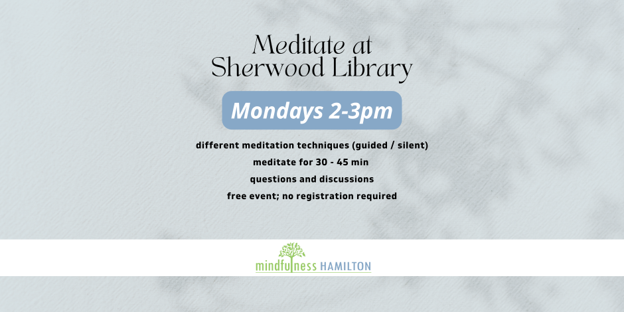Meditate at Sherwood Library